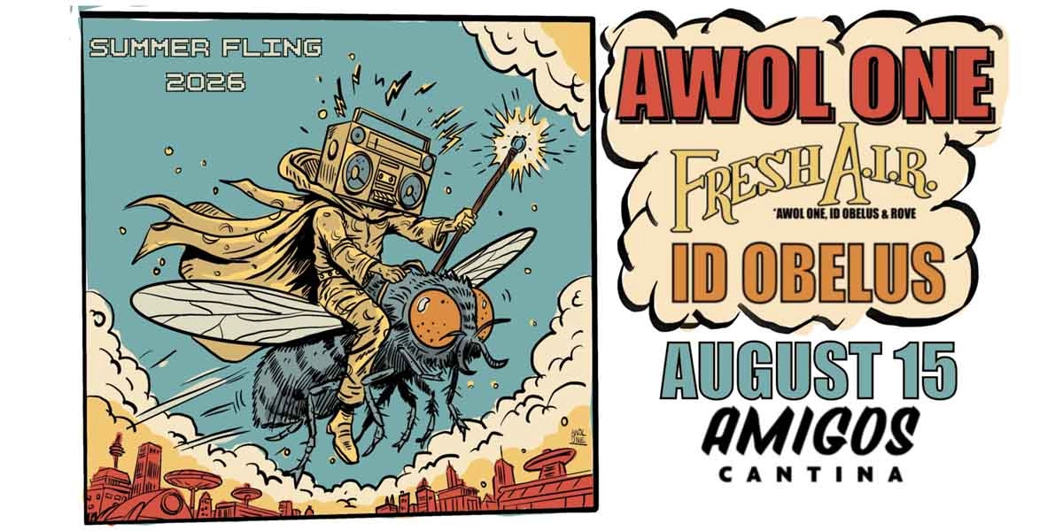 Event image for Summer Fling featuring Awol One, Fresh A.I.R. Gel Roc and ID Obelus