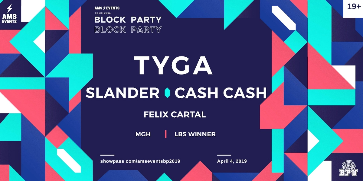 Event image for AMS Events Presents: Block Party 2019