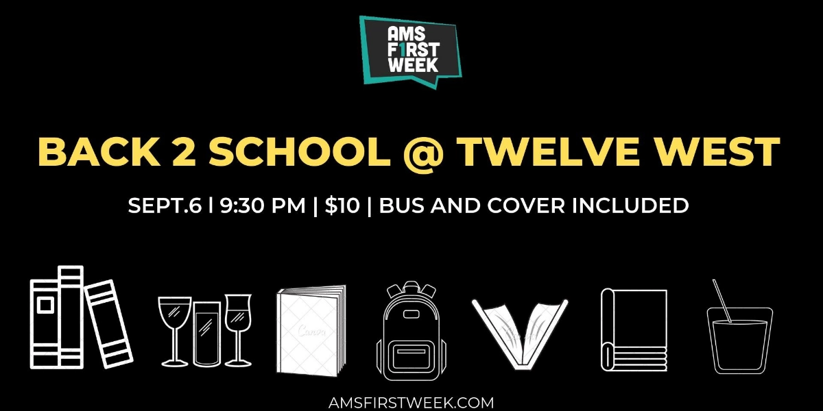 Event image for BACK 2 SCHOOL @ 12 West