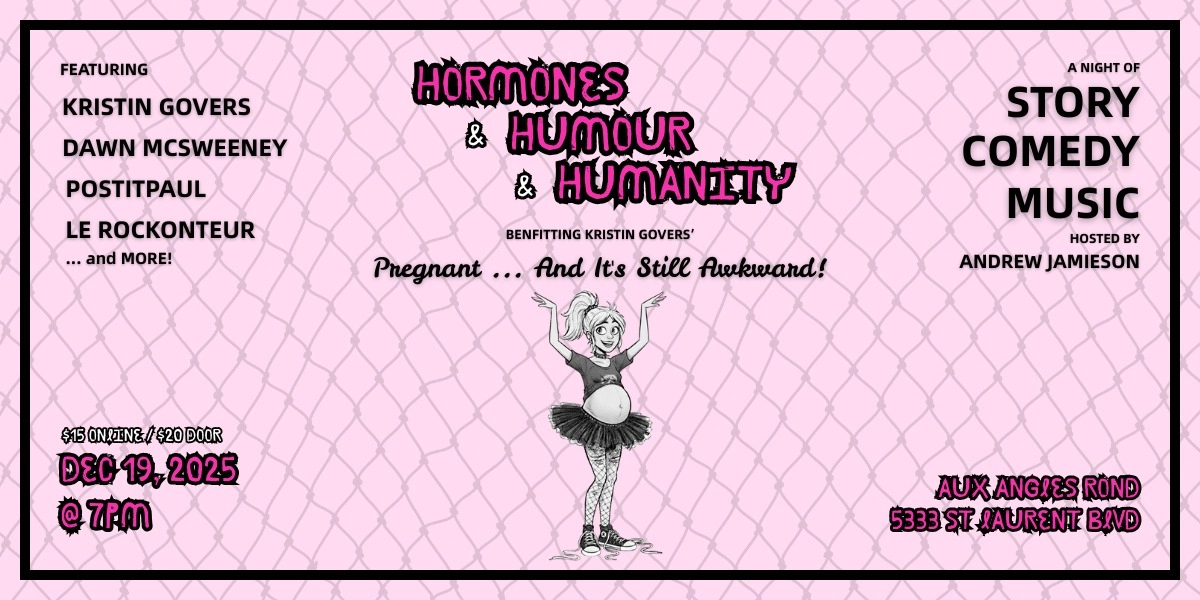 Event image for Hormones & Humour & Humanity