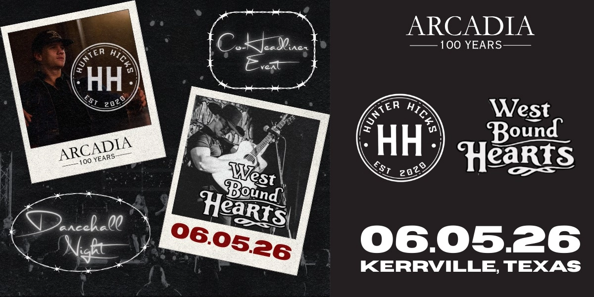 Event image for Hunter Hicks & West Bound Hearts