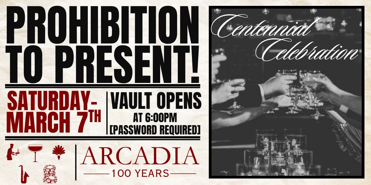 Event image for From Prohibition to Present: Our Centennial Celebration
