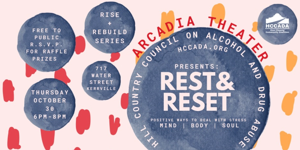 Event image for HCCADA presents: Rest and Reset