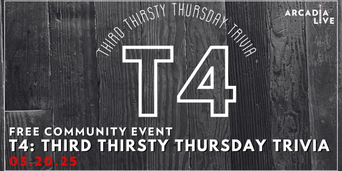 Event image for T4: Third Thirsty Thursday Trivia