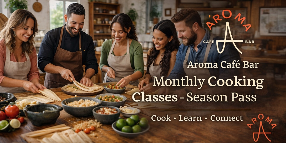 Event image for Monthly Cooking Class at Aroma