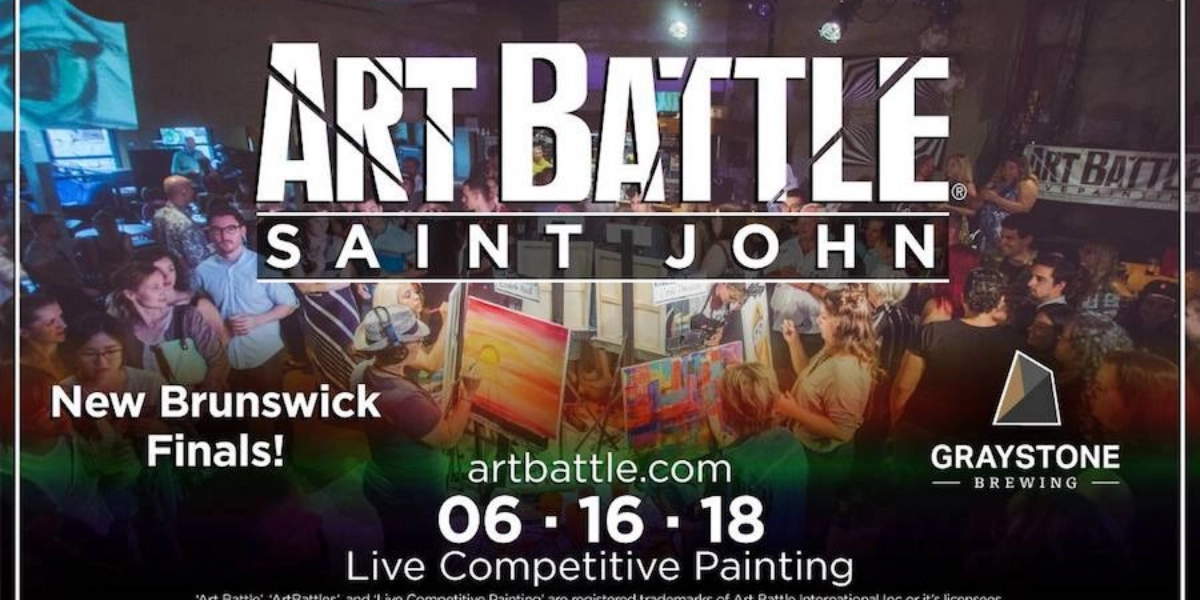 Event image for Art Battle New Brunswick Finals - June 16, 2018