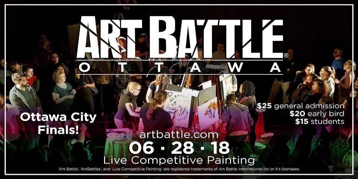 Event image for Art Battle Ottawa City Finals - June 28, 2018