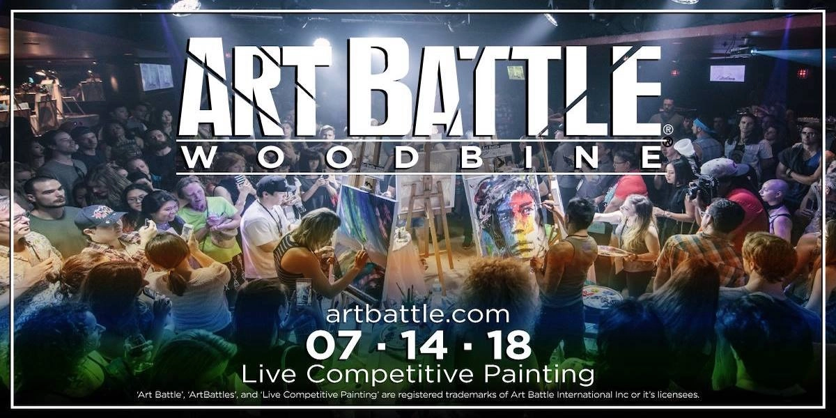 Event image for Art Battle at Woodbine Racetrack - July 14, 2018