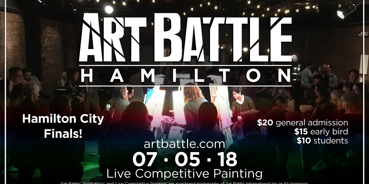 Event image for Art Battle Hamilton City Finals - July 5, 2018