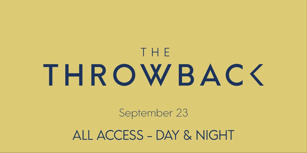 Event image for THE THROWBACK - ALL ACCESS