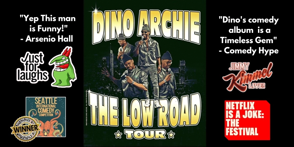 Event image for Dino Archie's Low Road Tour: Maury Arts Theatre Whistler, B.C.