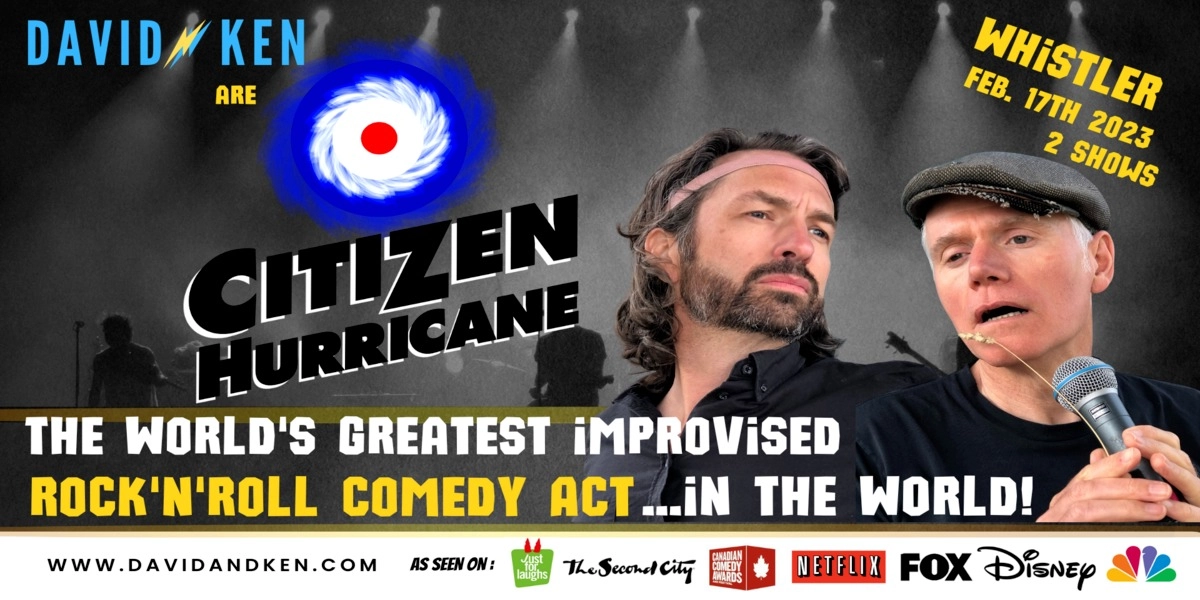 Event image for David and Ken! The world’s greatest improvised rock’n’roll act…in the world!