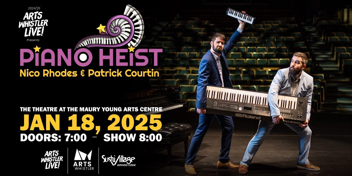 Event image for Arts Whistler Live! presents: Piano Heist