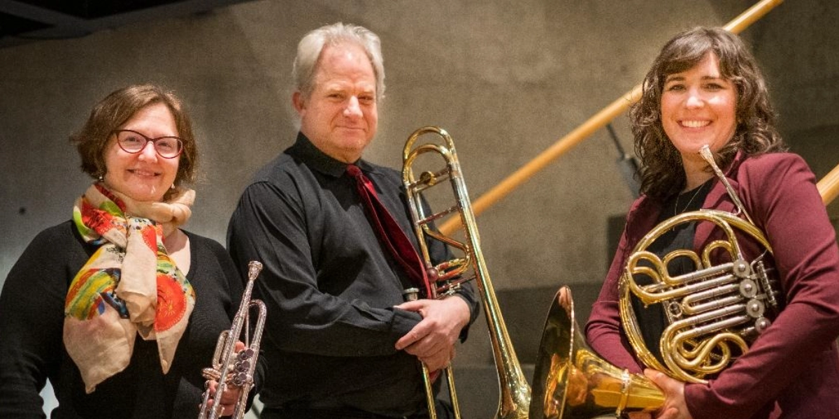 Event image for One, Two Brass Trio presented by the Whistler Chamber Music Society