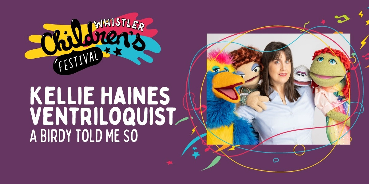 Event image for Kellie Haines Ventriloquist | A Birdy Told Me So