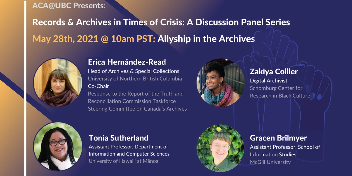 Event image for ACA@UBC: Allyship in the Archives