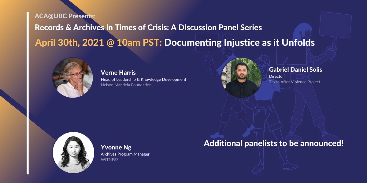 Event image for ACA@UBC: Documenting Injustice as it Unfolds