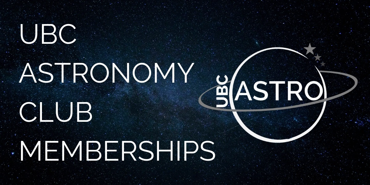 Event image for UBC Astronomy Club Membership