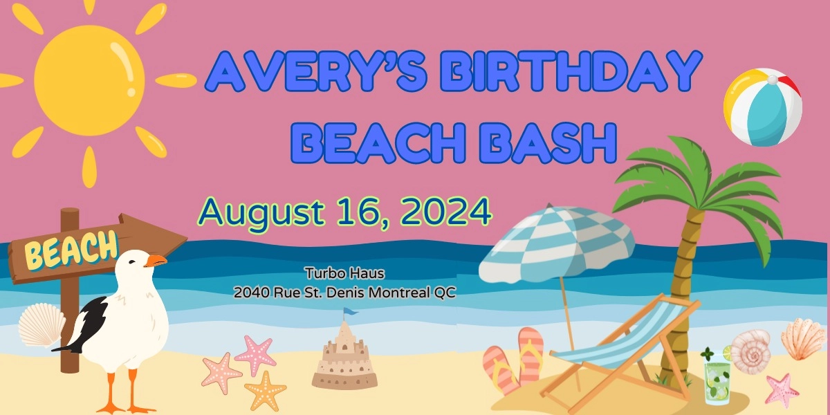 Event image for Averys Birthday Beach Bash