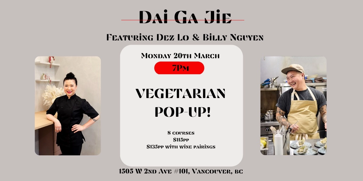 Event image for Dai Ga Jie - VEGETARIAN POP-UP!