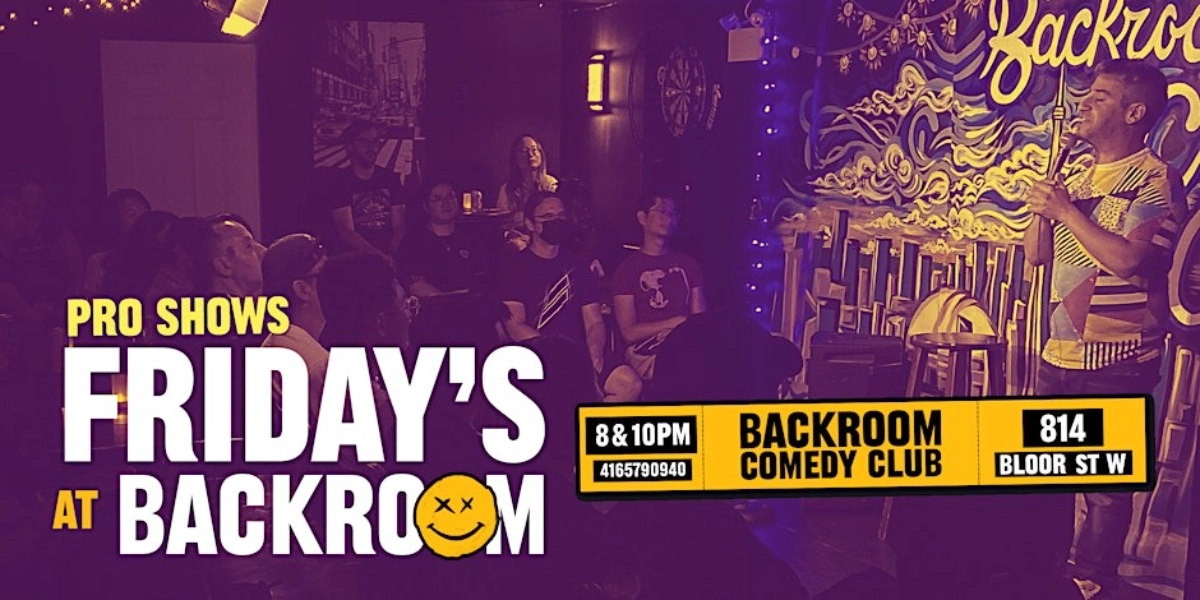 Event image for 8PM Friday Pro & Hilarious Stand-up | Comedy Kickoff & Laughs guaranteed