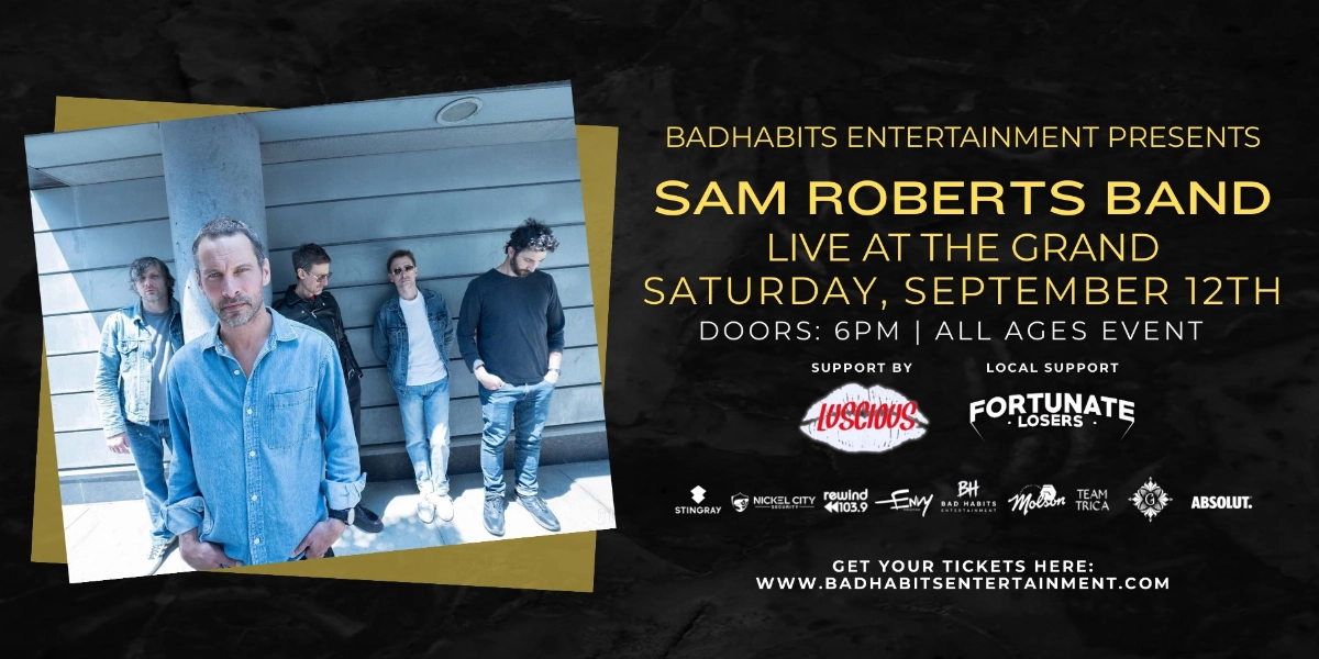 Event image for Sam Roberts Band At The Grand