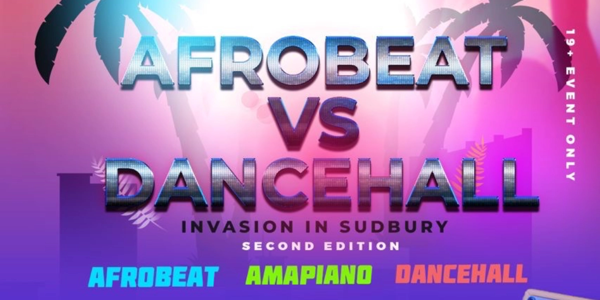 Event image for Afrobeat vs. Dancehall Invasion in Sudbury