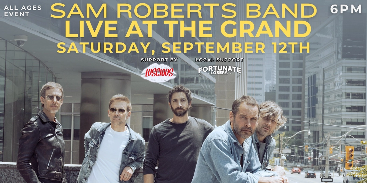 Event image for Sam Roberts Band At The Grand