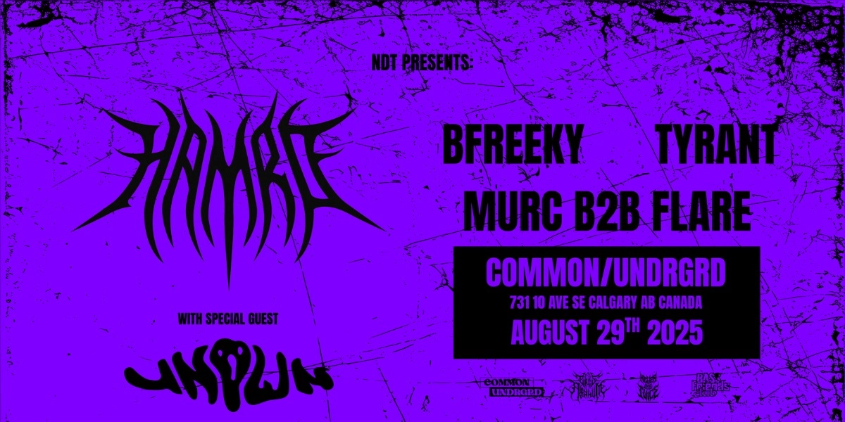 Event image for NDT Presents: HAMRO with Special Guest UNOWN