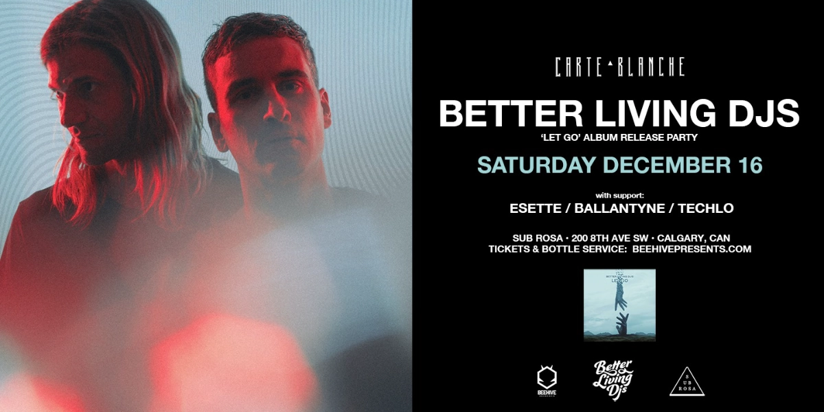 Event image for BETTER LIVING DJs • 12.16.23