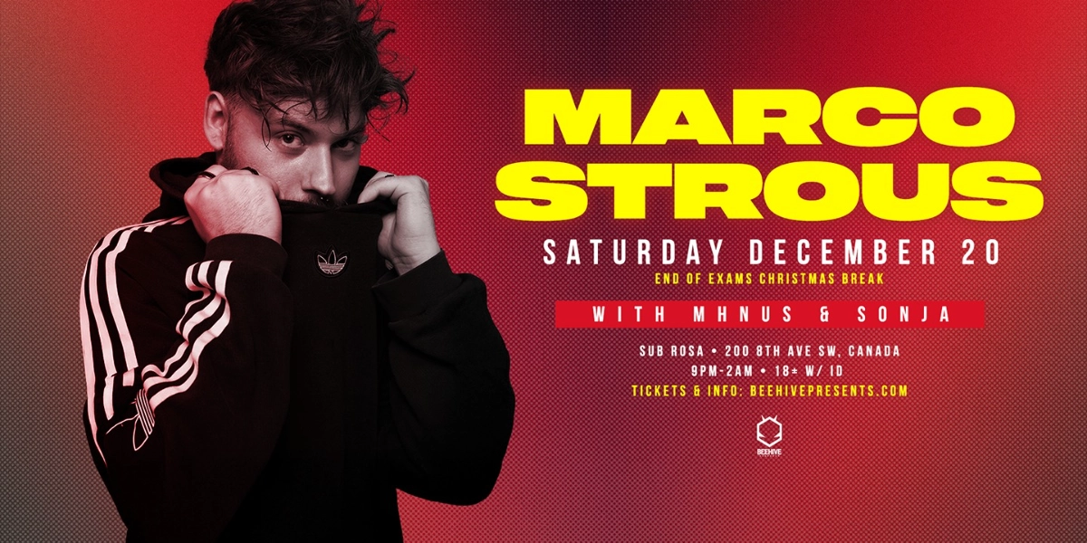 Event image for MARCO STROUS • 12.20.25