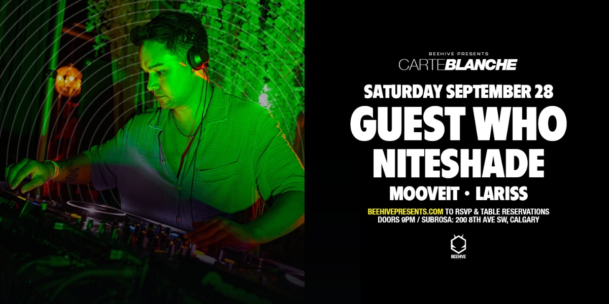 Event image for CARTE BLANCHE • 09.28.24