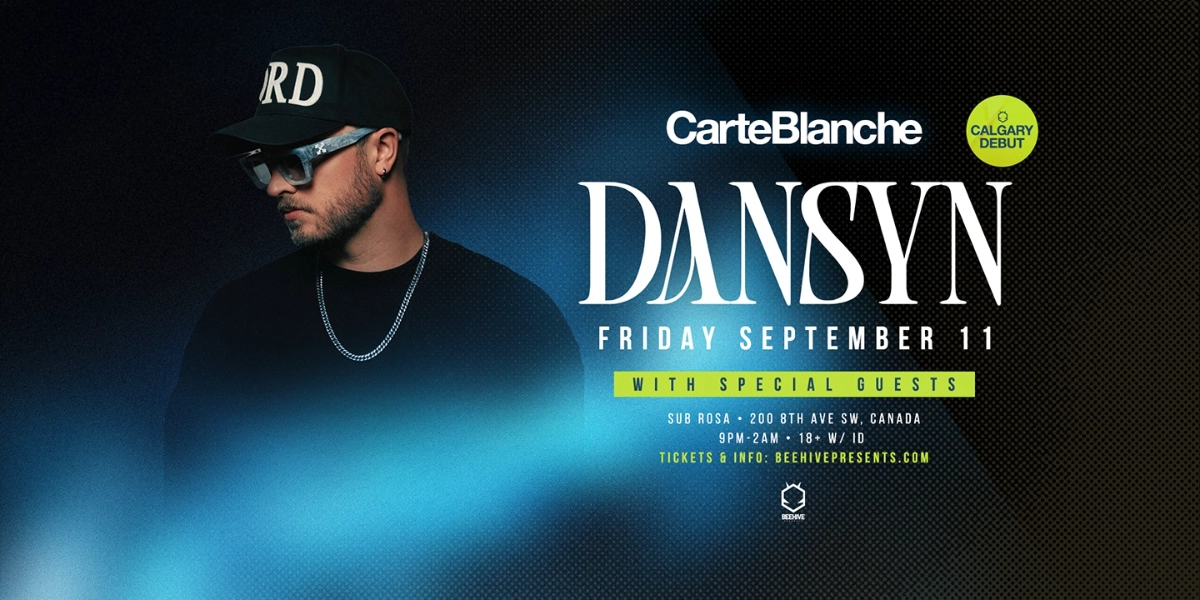 Event image for DANSYN (CALGARY DEBUT) • 09.11.26
