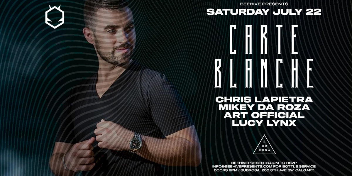 Event image for CARTE BLANCHE • 07.22.23