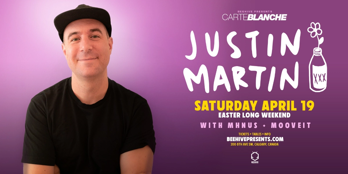 Event image for JUSTIN MARTIN • 04.19.25