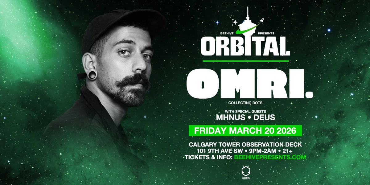 Event image for ORBITAL ft OMRI. (CALGARY TOWER) • 03.20.26