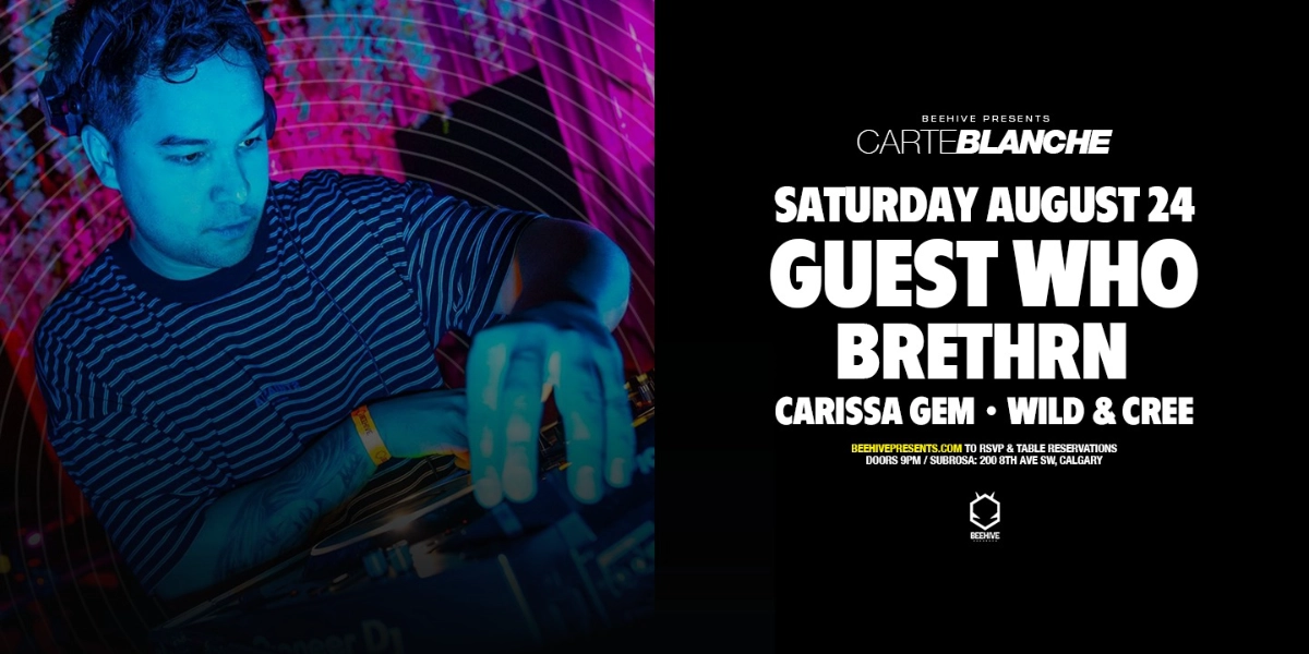 Event image for CARTE BLANCHE • 08.24.24