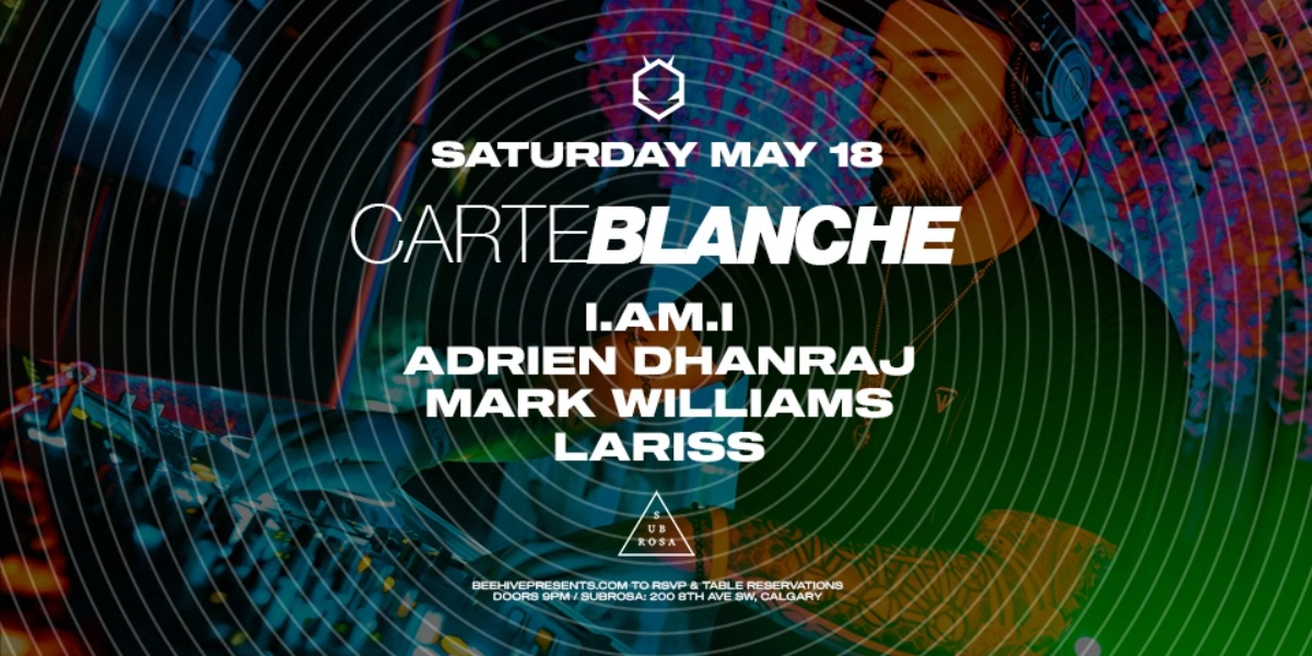 Event image for CARTE BLANCHE: MAY LONG • 05.18.24