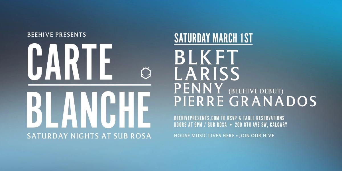 Event image for CARTE BLANCHE • 03.01.25