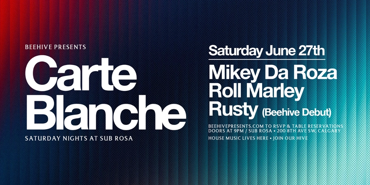 Event image for CARTE BLANCHE • 06.27.26