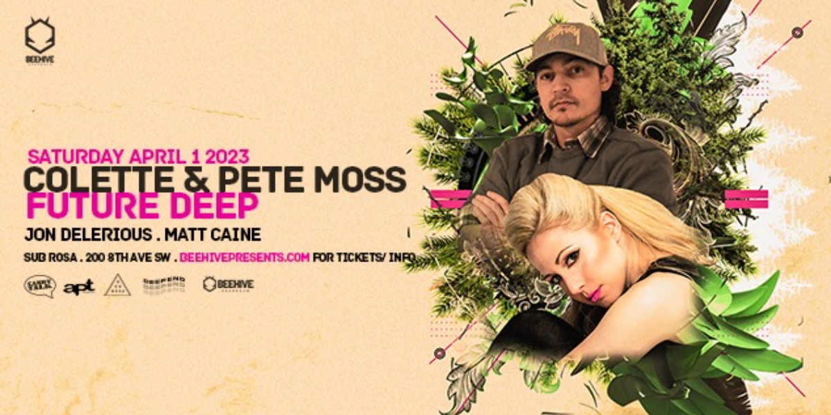 Event image for COLETTE + PETE MOSS • 04.01.23