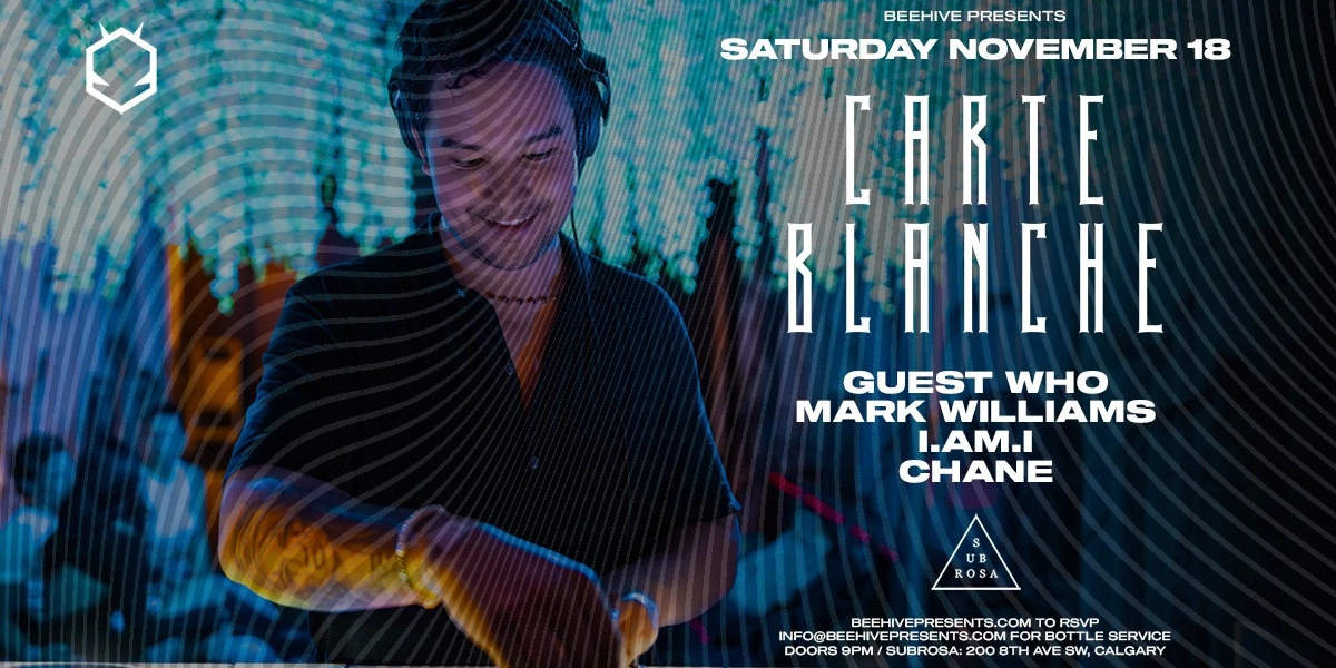 Event image for CARTE BLANCHE • 11.18.23