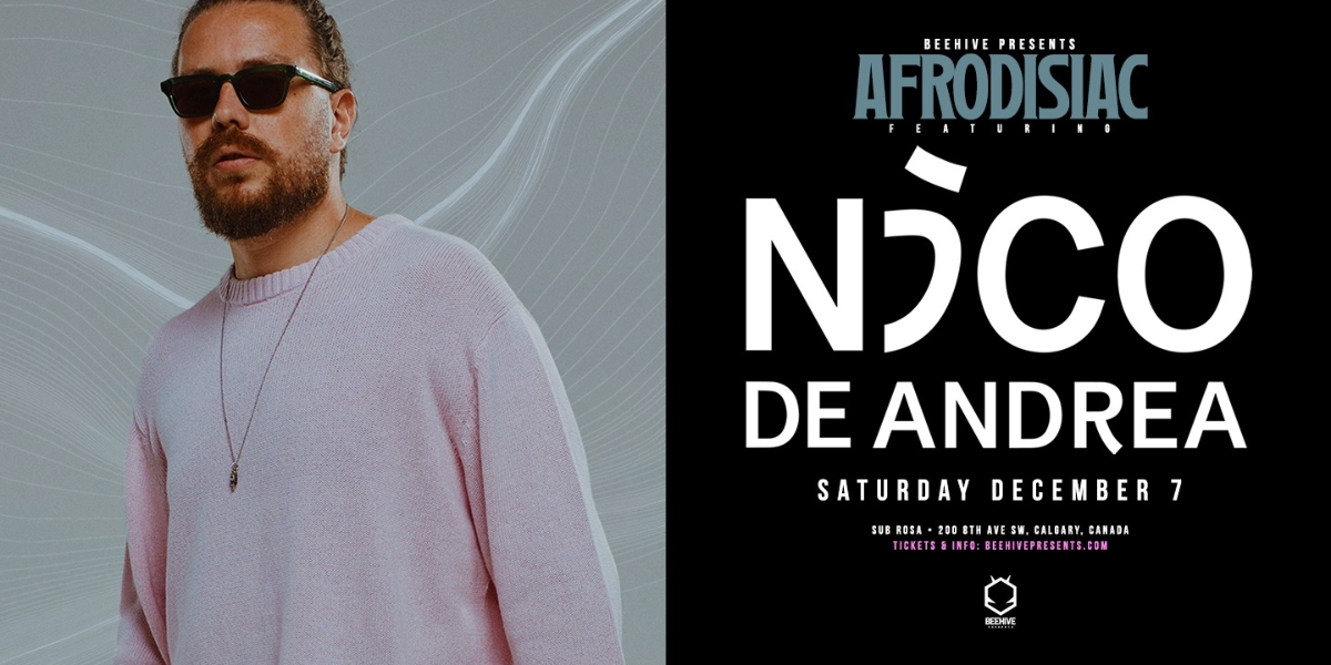 Event image for AFRODISIAC ft. NICO DE ANDREA