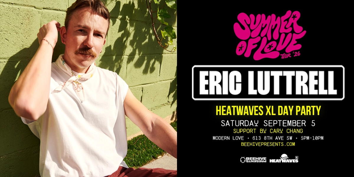 Event image for HEATWAVES XL ft: ERIC LUTTRELL