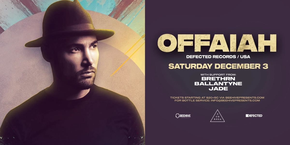 Event image for OFFAIAH • 12.03.22