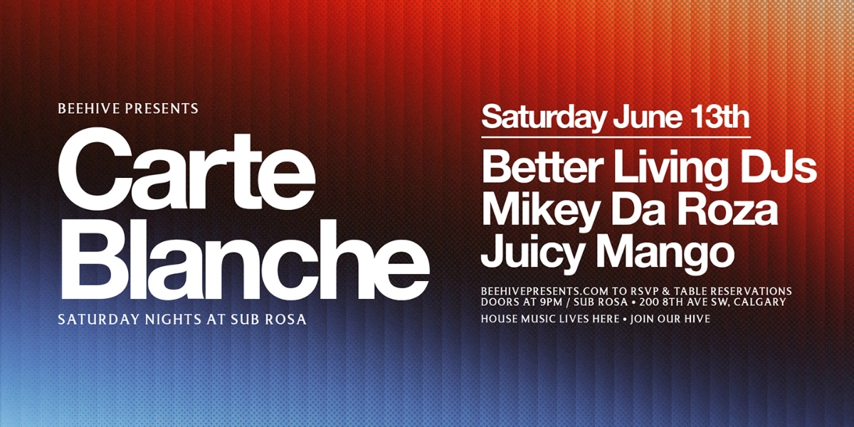 Event image for CARTE BLANCHE • 06.13.26
