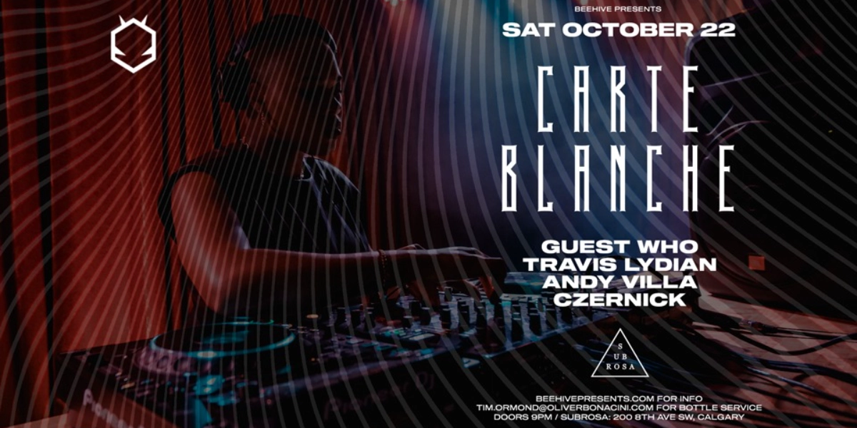 Event image for CARTE BLANCHE (10.22)