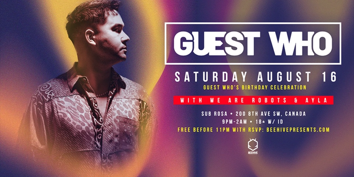 Event image for CARTE BLANCHE ft. GUEST WHO • 08.16.25