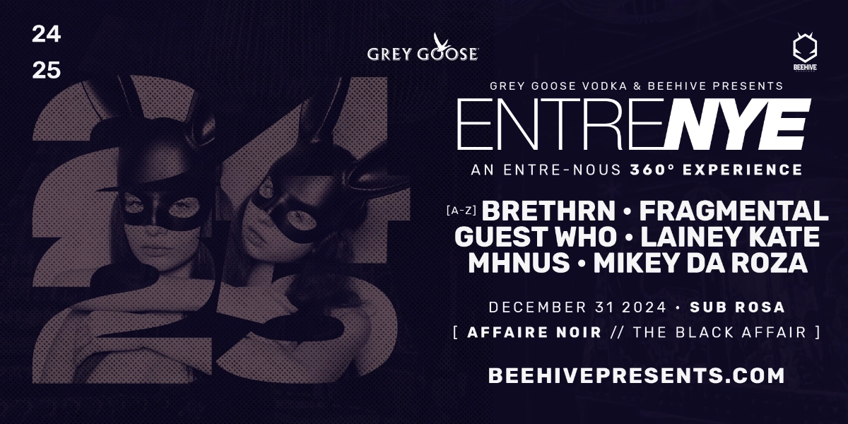 Event image for ENTRE-NOUS NYE • AFFAIRE NOIR