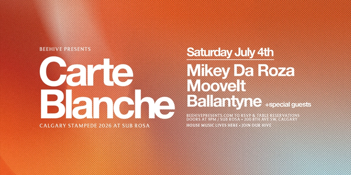 Event image for CARTE BLANCHE • 07.04.26